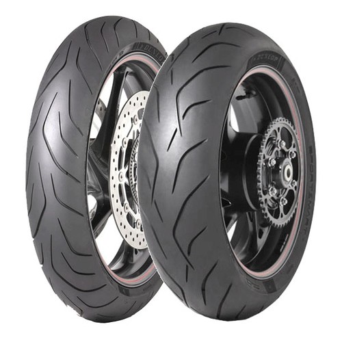 Coppia gomme dunlop - coppia, 120/70-17